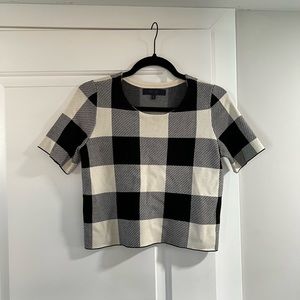 Rachel Roy knit set in Plaid
